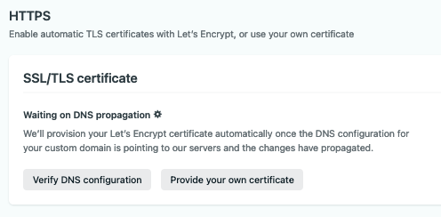 DNS Propogation